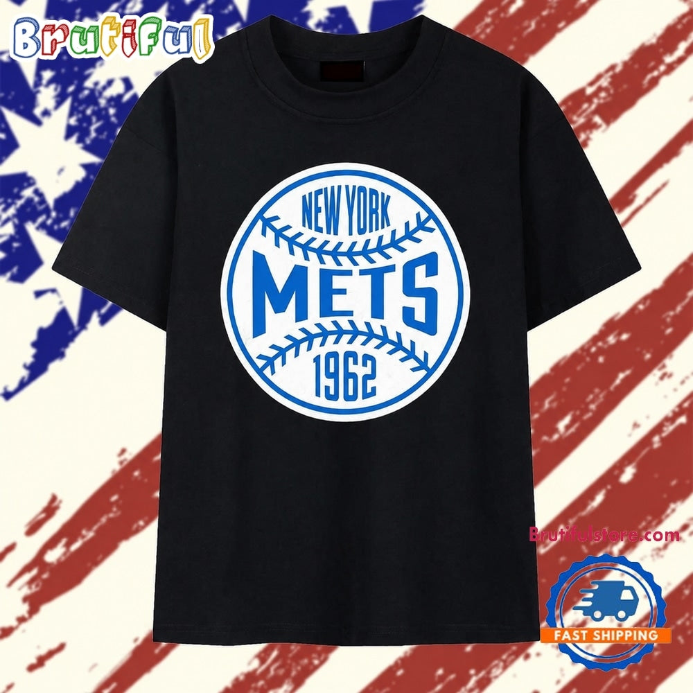 New York Mets 1962 Logo MLB Baseball circle T Shirt