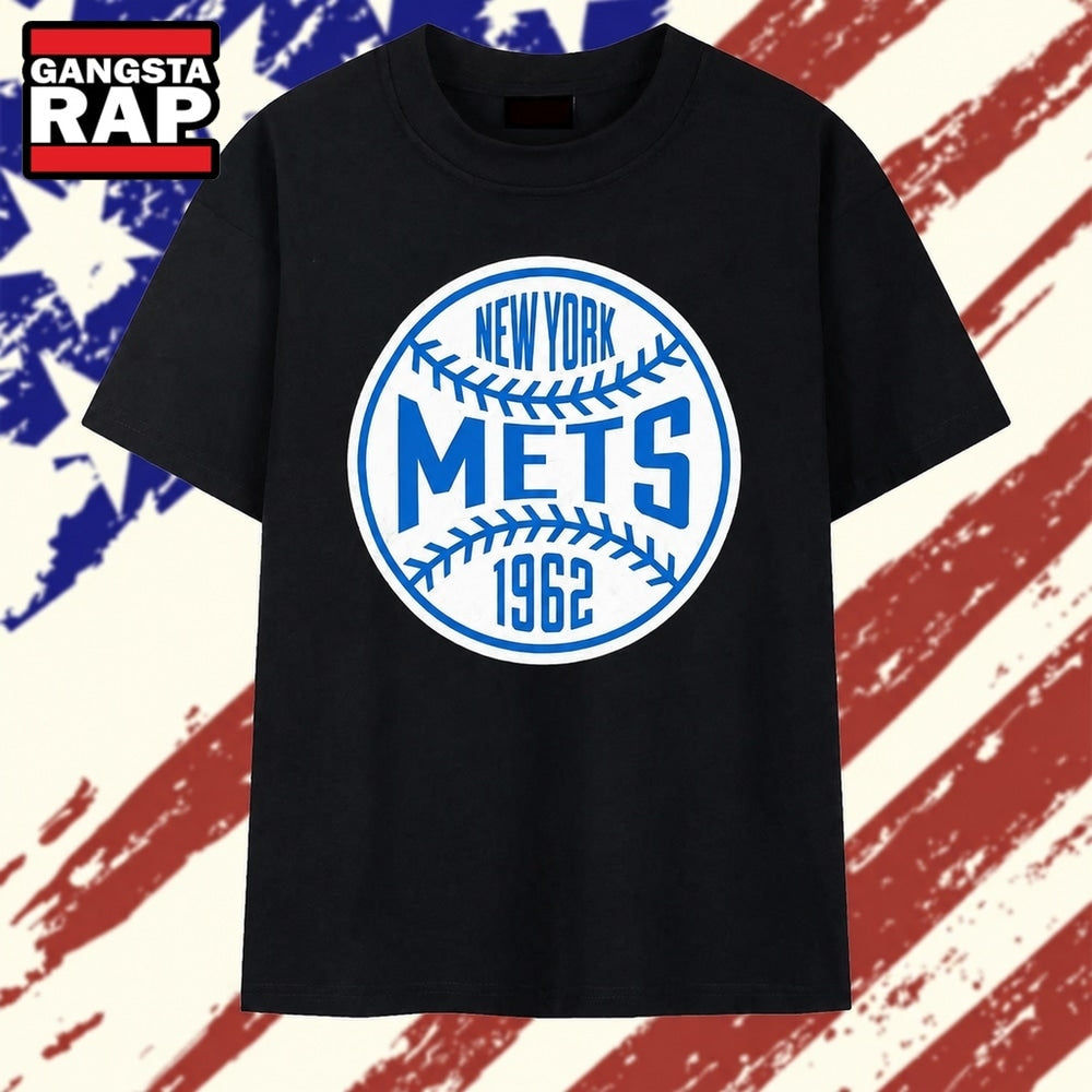 New York Mets 1962 Logo MLB Baseball circle T Shirt