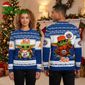 New York Mets Baby Yoda Baseball Ugly Christmas Sweater