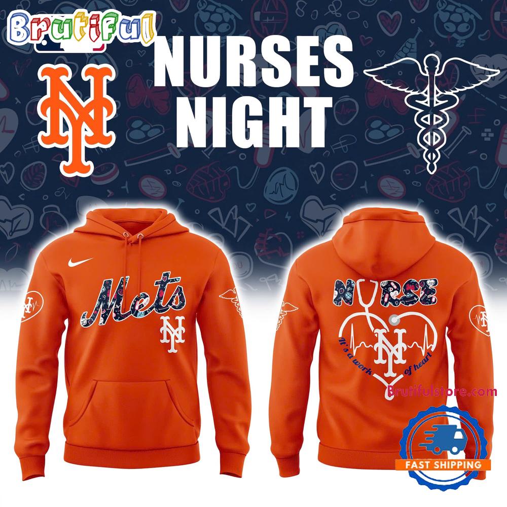 New York Mets NURSES NIGHT 2025 3D Print Hoodie Shirt