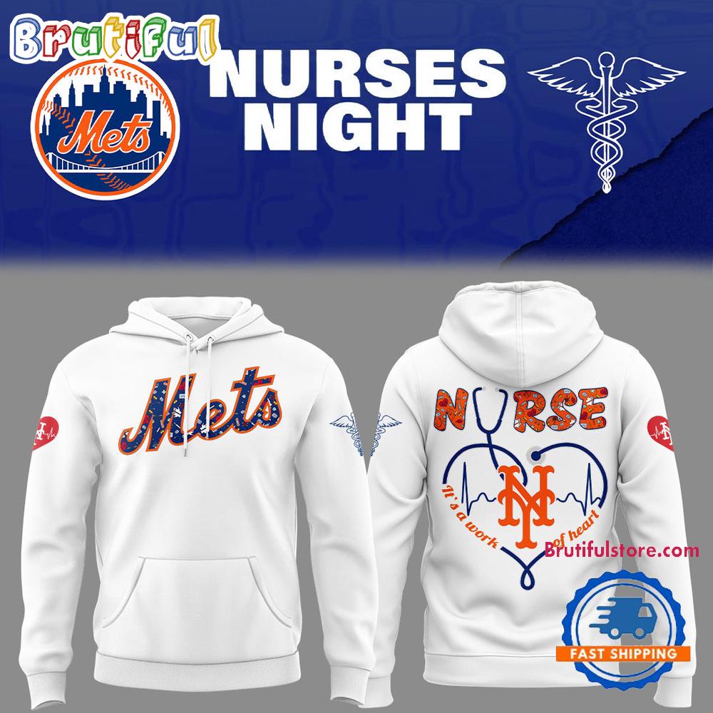 New York Mets NURSES NIGHT Limited Edition Hoodie T-Shirt