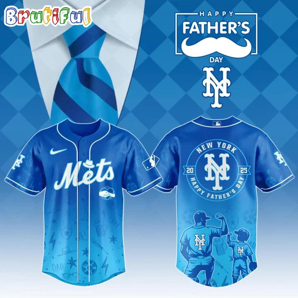 New York Mets Special Father’s Day 2025 Baseball Jersey