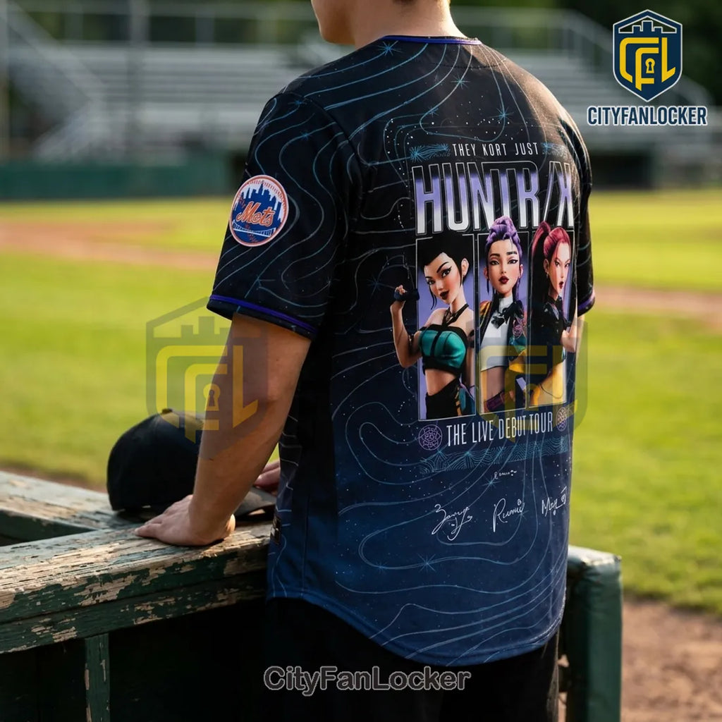 New York Mets x Kpop Demon Hunters Huntrix Baseball Jersey