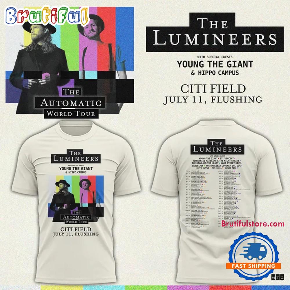 New York Mets x The Lumineers Automatic World Tour 2025 T Shirt