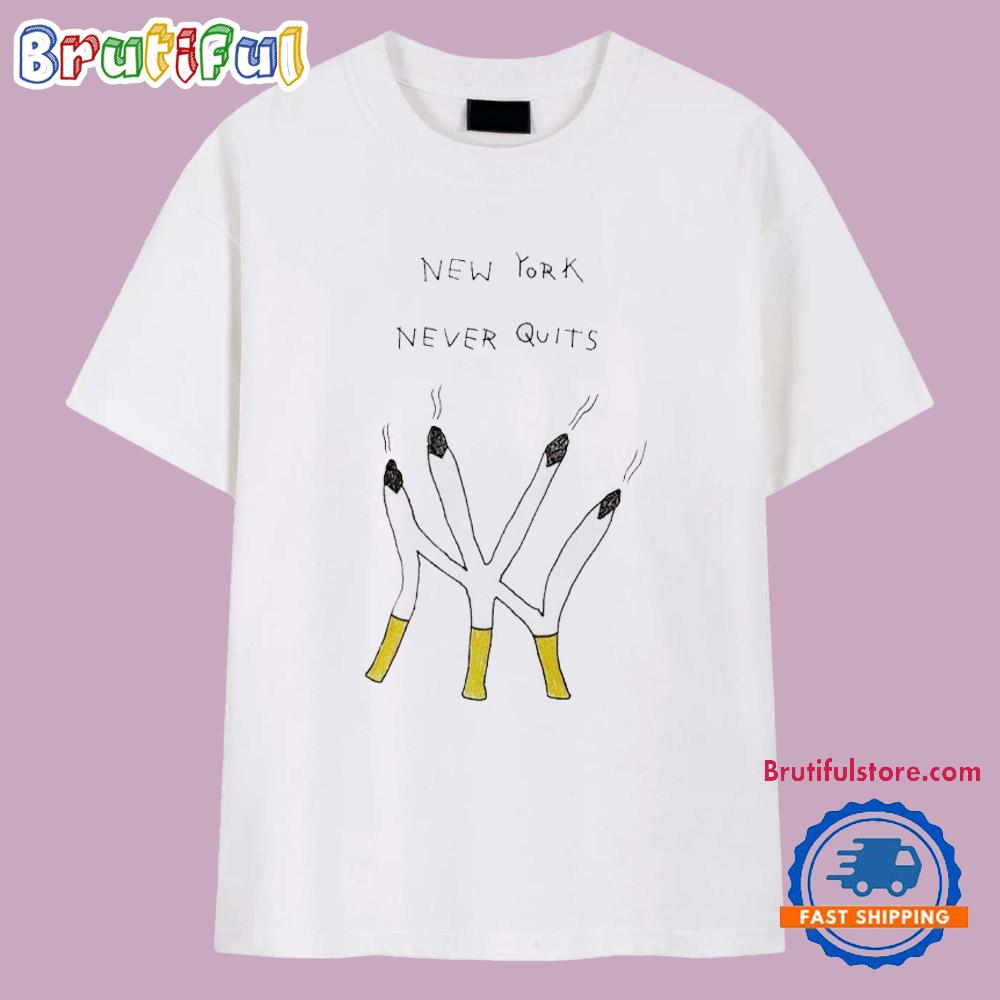 New York Never Quits T Shirt