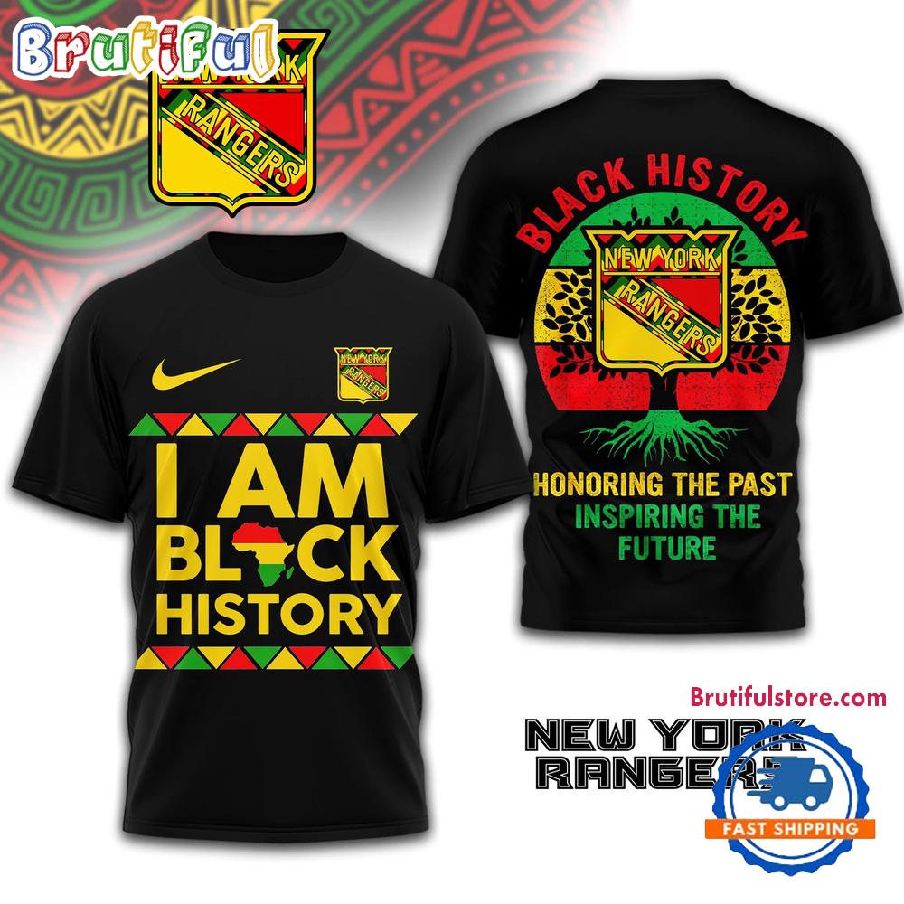 New York Rangers 2026 NHL Black History Limited Edition 3D Shirt Hoodie T-Shirt