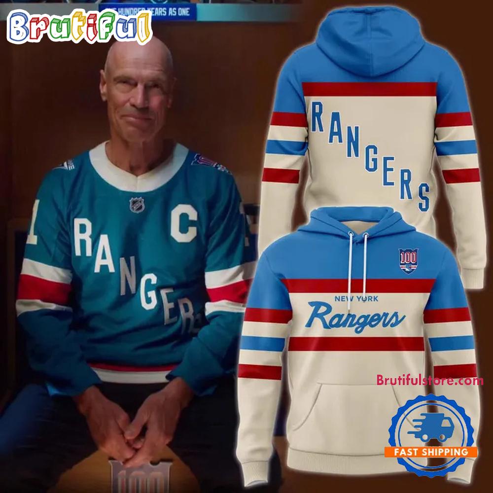 New York Rangers Centennial 2025-2026 Hoodie