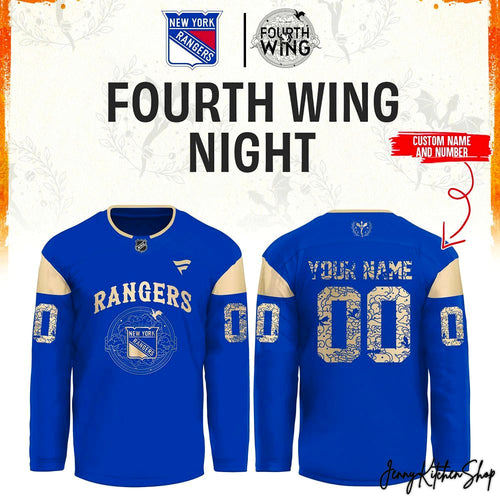New York Rangers Fourth Wing Night 2026 Hockey Jersey