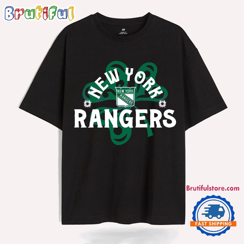 New York Rangers St Patricks Day Richmond Shamrock T Shirt