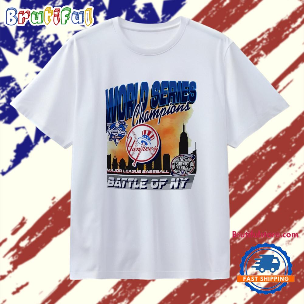 New York Yankees 2000 World Series Champions Battle Of NY T Shirt
