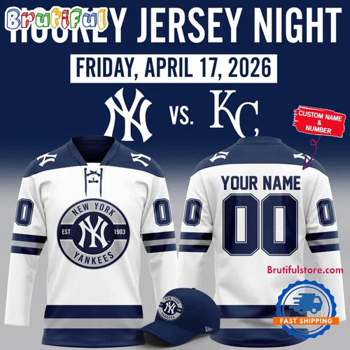 New York Yankees Hockey Jersey Night 2026 Limited Edition Jersey Shirt