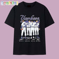 New York Yankees Pettitte Rivera Jeter and Posada Signatures T Shirt