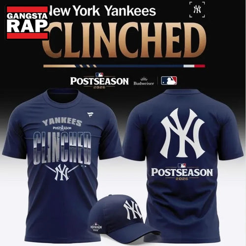 New York Yankees Postseason Clinched 2026 3D Shirt