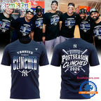 New York Yankees Postseason Clinched 2026 Exclusive Hoodie T-Shirt