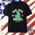 New York Yankees vs New York Mets Subway Series Swinging Liberty T Shirt