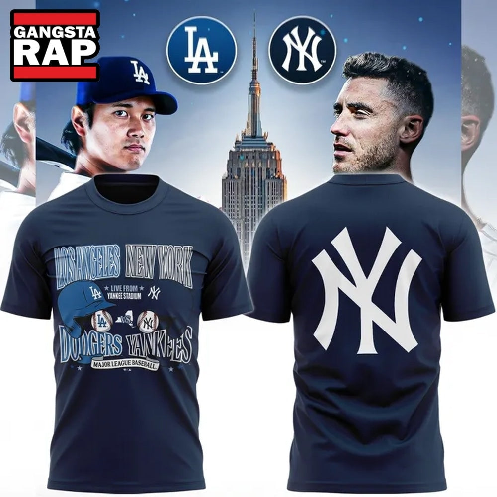 New York Yankees x Dodgers 2026 Yankees Stadium Clash Hoodie T-Shirt