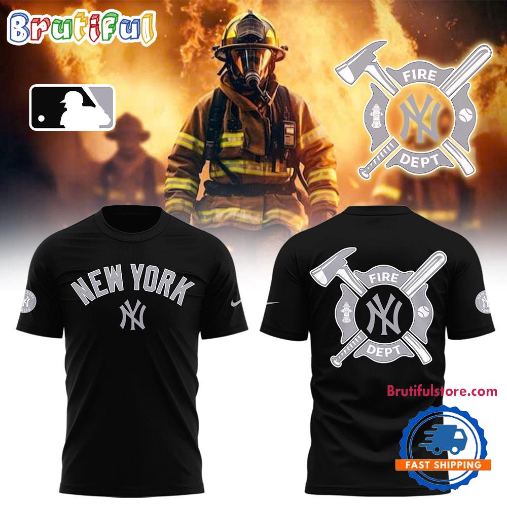 New York Yankees x Firefighter Appreciation Night Hoodie T-Shirt