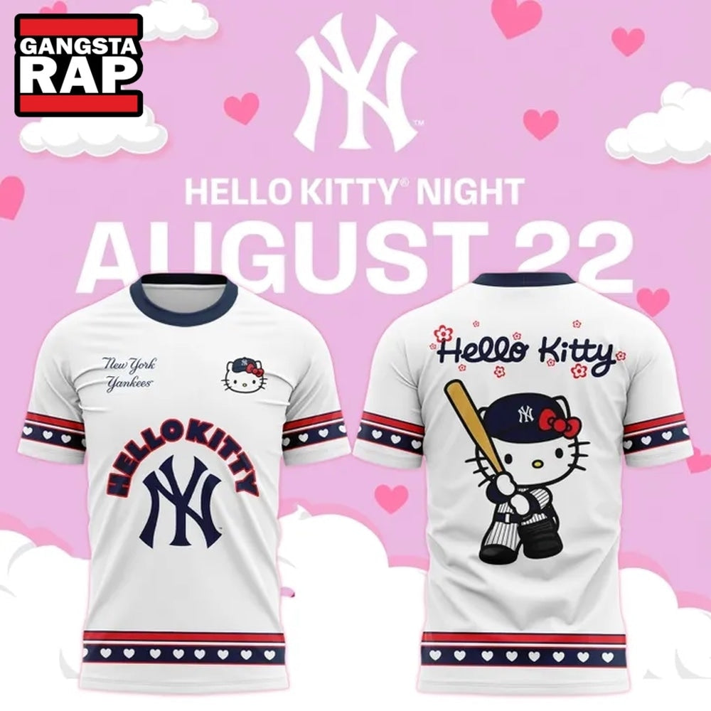 New York Yankees x Hello Kitty Night 2026 Hoodie T-Shirt