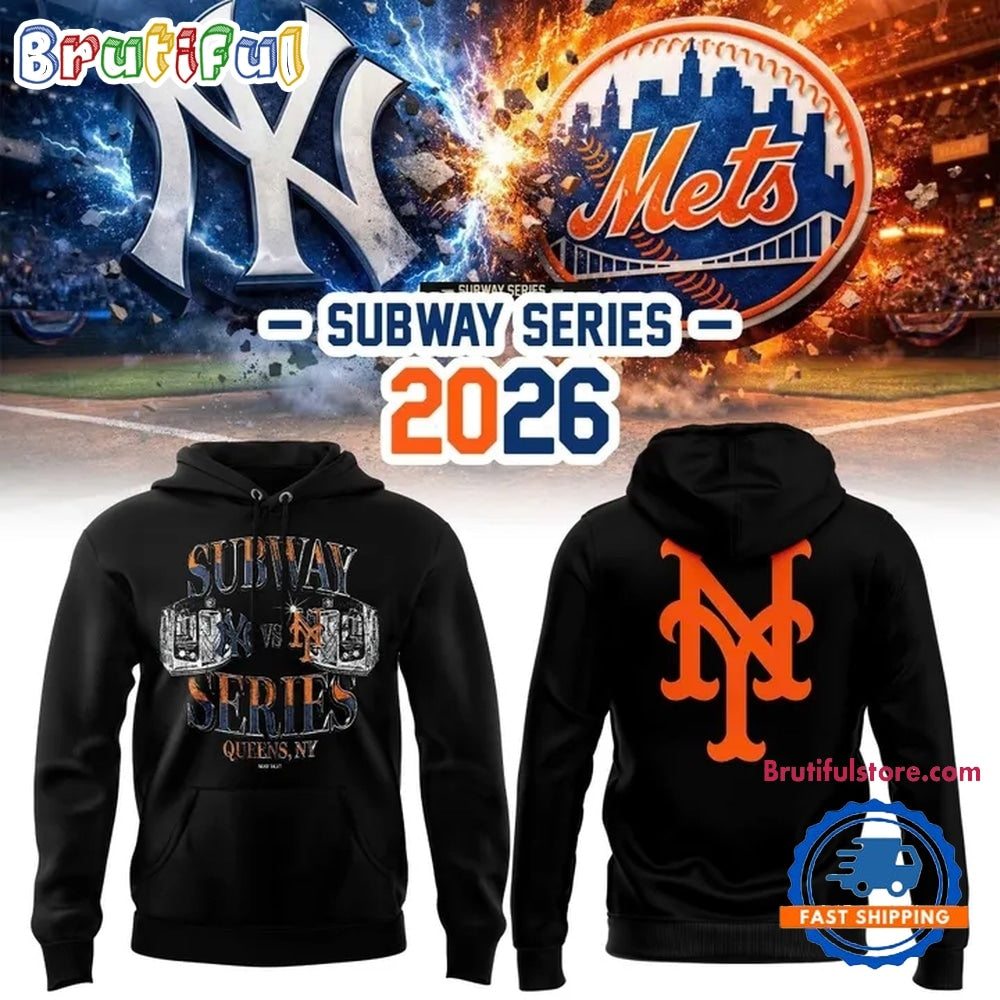 New York Yankees x Mets 2026 MLB Subway Series Hoodie T-Shirt