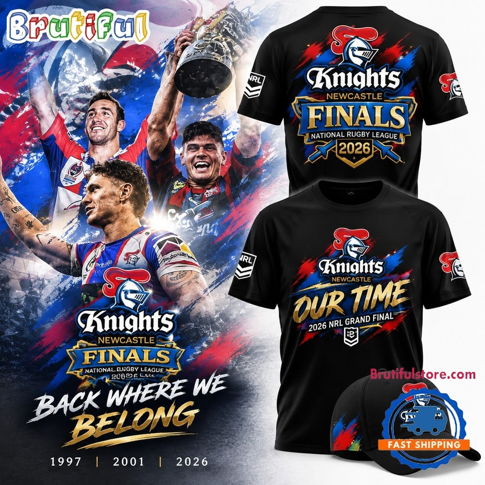 Newcastle Knights NRL Grand Final 2026 Our Time T Shirt