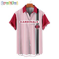 NFL Arizona Cardinals Classic Retro Mascot Line Summer Beach Hawaiian Shirt