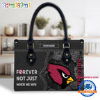 NFL Arizona Cardinals Forever Not Just When We Win Women’s Leather Hand Bag