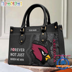 NFL Arizona Cardinals Forever Not Just When We Win Women’s Leather Hand Bag