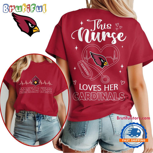 NFL Arizona Cardinals Nurse Appreciation Month Limited Edition Vintage T Shirt