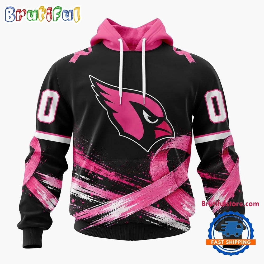 NFL Arizona Cardinals Personalized Pink Fights Breast Cancer 2026 Design Hoodie, TShirt, Sweatshirt