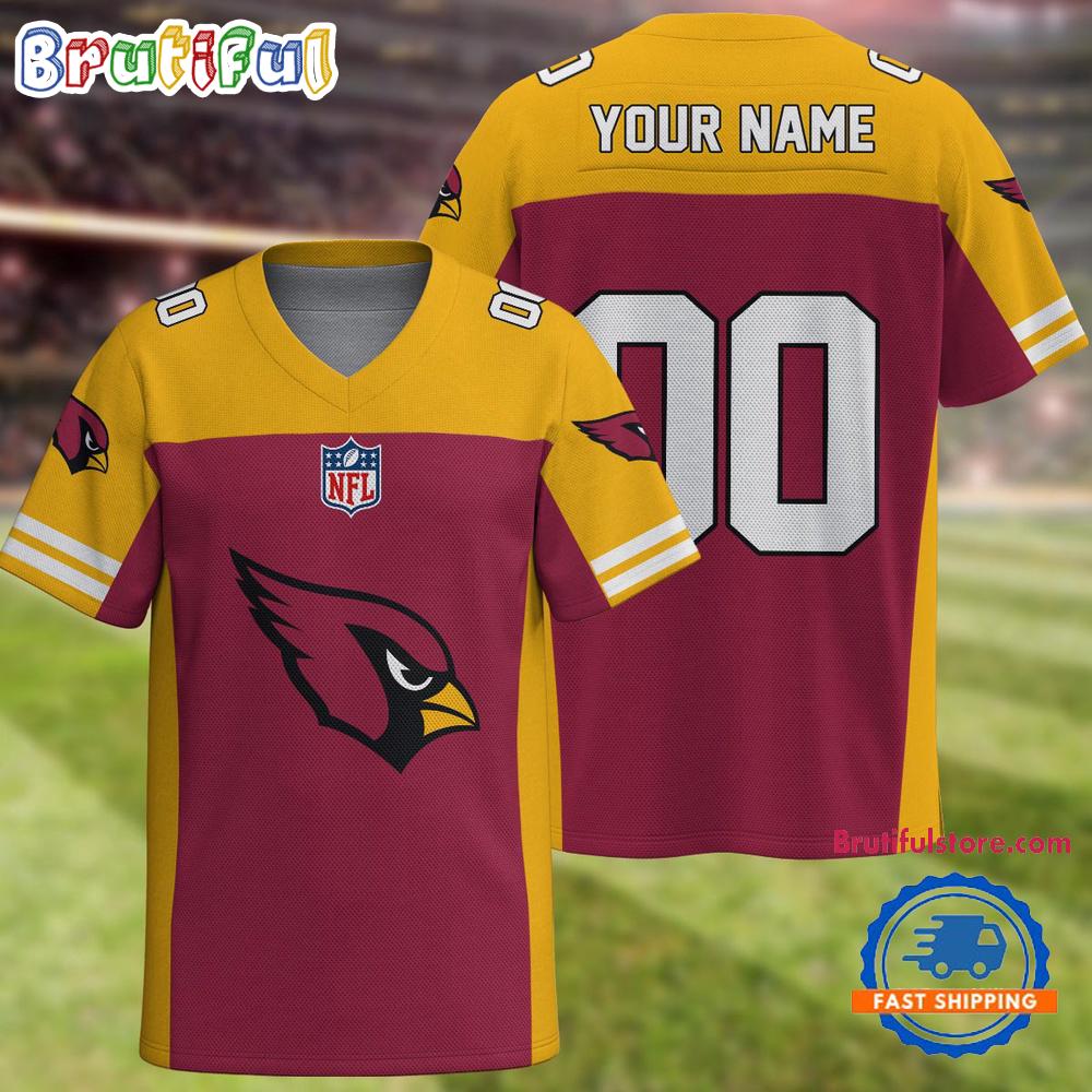 NFL Arizona Cardinals Team New Season Personalized Football Jersey