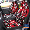 NFL Atlanta Falcons Design Christmas Car Seat Covers, Football Xmas Car Decor