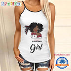 NFL Atlanta Falcons Football Summer Women’s Criss Cross Tank Top