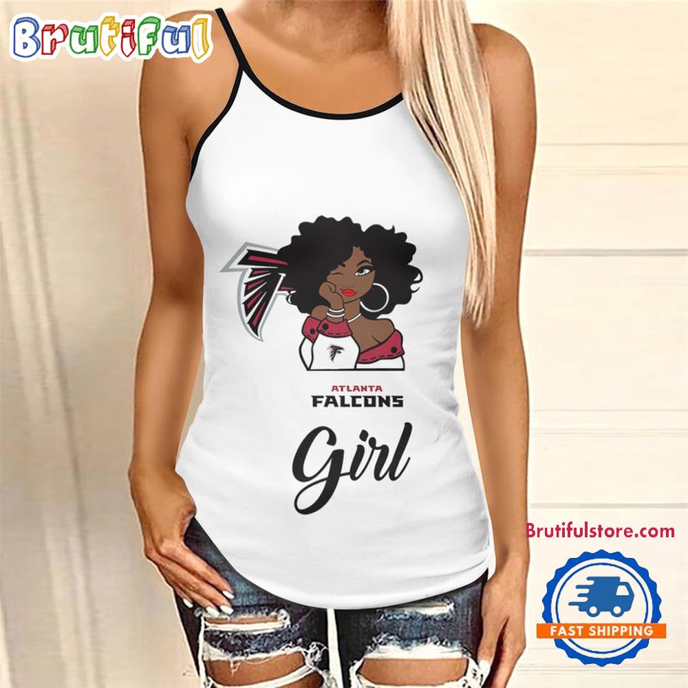 NFL Atlanta Falcons Football Summer Women’s Criss Cross Tank Top