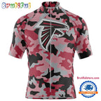 NFL Atlanta Falcons Football Team Colorful Camo Cycling Jersey