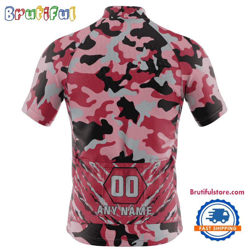 NFL Atlanta Falcons Football Team Colorful Camo Cycling Jersey