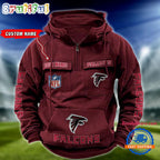 NFL Atlanta Falcons Football Team Custom Name Cargo Hoodie