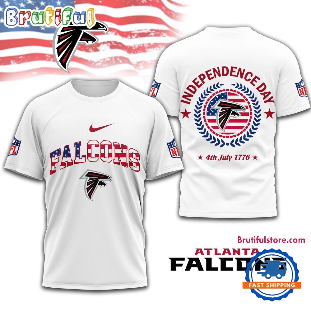 NFL Atlanta Falcons Football Team Independence Day New Design 3D Shirt