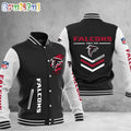 NFL Atlanta Falcons Football Team Personalized Varsity Baseball Jacket