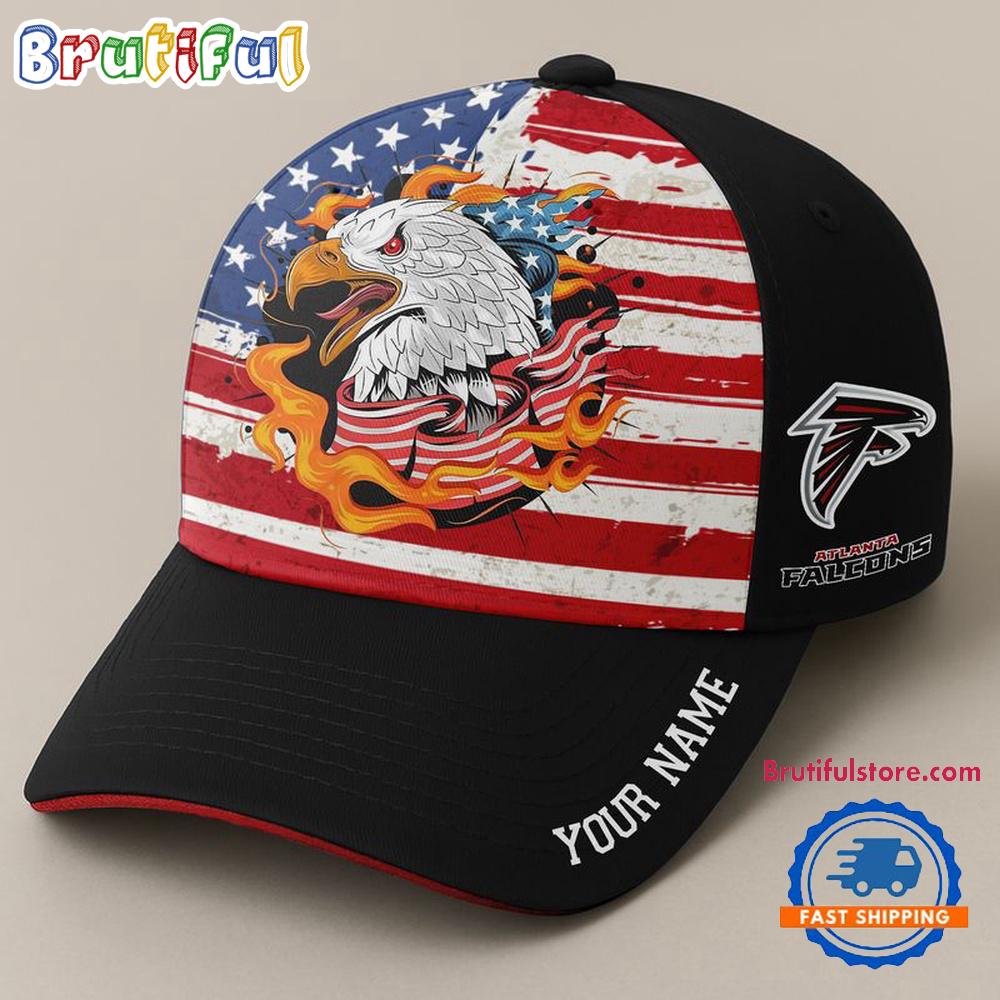 NFL Atlanta Falcons Independence Day Classic Cap, Football Happy 4th of July Cap Hats