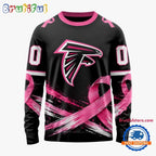 NFL Atlanta Falcons Personalized Pink Fights Breast Cancer 2026 Design Hoodie, TShirt, Sweatshirt