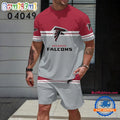 NFL Atlanta Falcons Team Logo T Shirt And Shorts Set