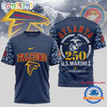 NFL Atlanta Falcons US Marines 250 Years Est.1775 Unisex 3D T Shirt