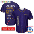 NFL Baltimore Ravens Best Dad Ever Baseball Jersey
