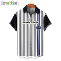 NFL Baltimore Ravens Classic Retro Mascot Line Summer Beach Hawaiian Shirt