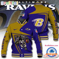 NFL Baltimore Ravens Football Mascot Limited New Design Baseball Jacket