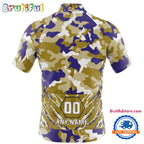 NFL Baltimore Ravens Football Team Colorful Camo Cycling Jersey