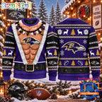 NFL Baltimore Ravens Funny Body Design Christmas Ugly Sweater