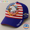 NFL Baltimore Ravens Independence Day Classic Cap, Football Happy 4th of July Cap Hats