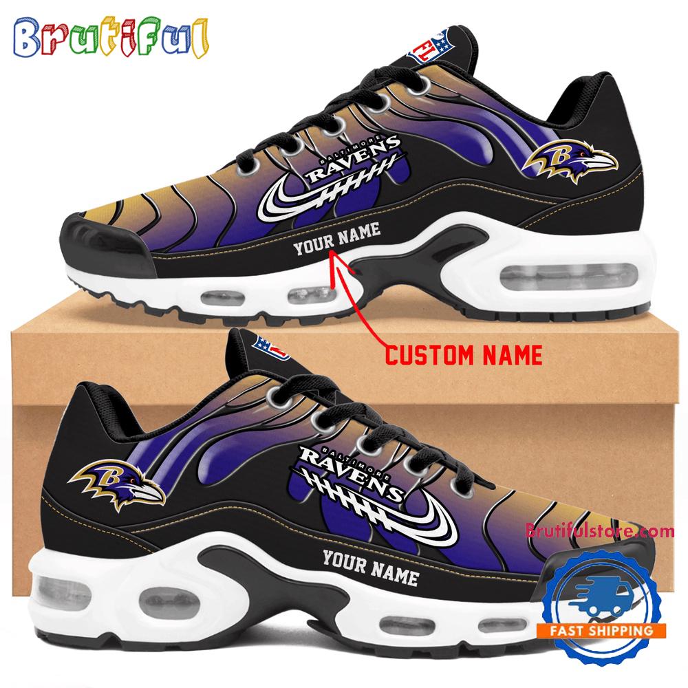 NFL Baltimore Ravens Personalized Limited Edition Air Max Plus Shoes Sneaker