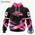 NFL Baltimore Ravens Personalized Pink Fights Breast Cancer 2026 Design Hoodie, TShirt, Sweatshirt